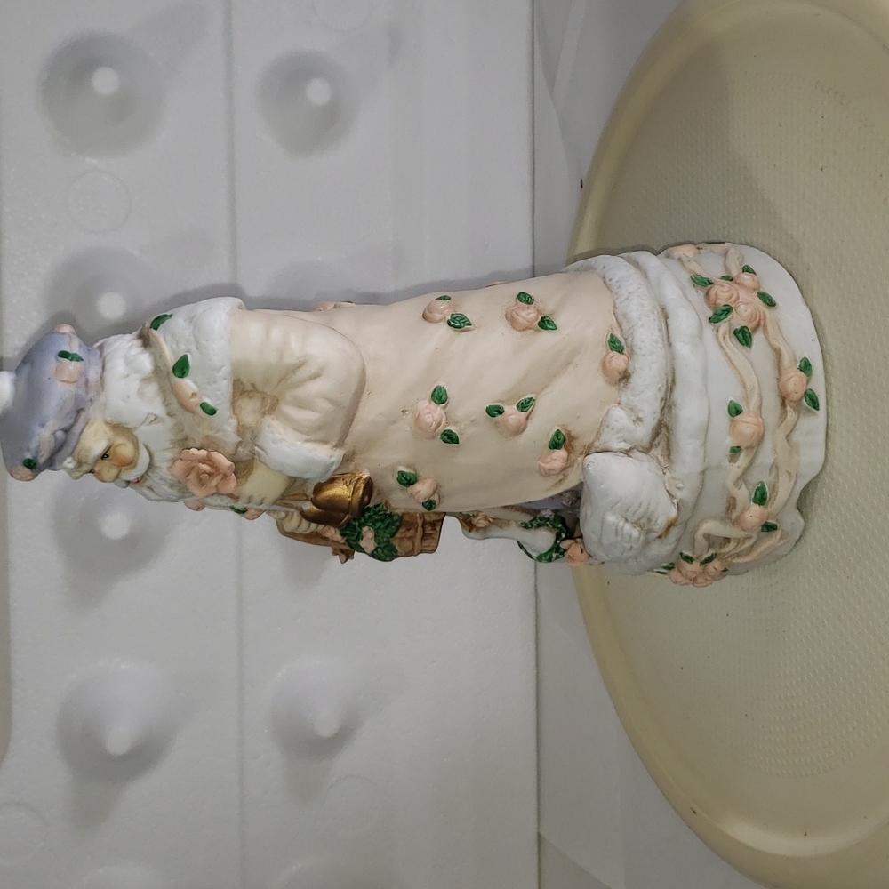 Bluedragon Creations Santa Figurine with Gold and Pink Accents - Picture 7 of 9